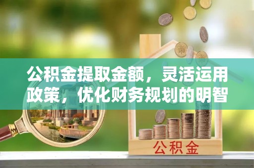 鼎湖公积金提取金额，灵活运用政策，优化财务规划的明智选择