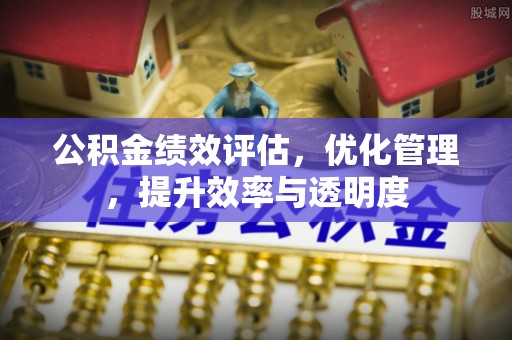 鼎湖公积金绩效评估，优化管理，提升效率与透明度
