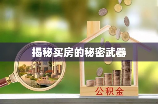 鼎湖揭秘买房的秘密武器