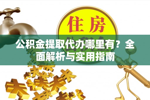 鼎湖公积金提取代办哪里有？全面解析与实用指南