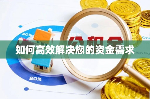 鼎湖如何高效解决您的资金需求
