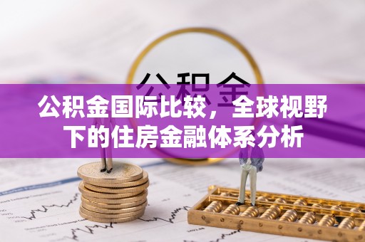 鼎湖公积金国际比较，全球视野下的住房金融体系分析